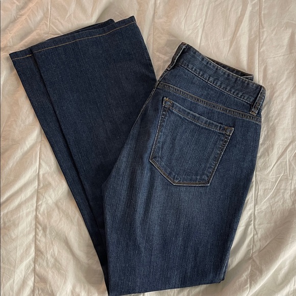 LOFT Denim - LOFT Dark Blue Curvy Boot Jeans - Midrise